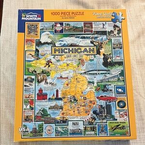 Michigan Puzzle NEW 1000 pieces by White Mountain